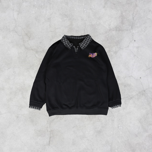 Sweat-shirt à capuche unisexe vintage lourd de 450 g, surdimensionné, taille plus, lavage enzymatique, polyester/coton, fermeture éclair sur le devant - Product Image 1