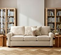 Fauteuil pivotant décontracté en rotin tressé de style campagnard américain RH, en bois massif, personnalisable, rembourré en éponge, mobilier de maison
