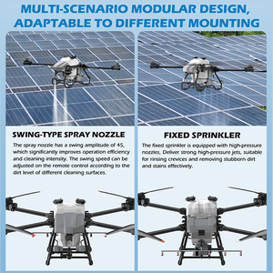 JIUSI D50R Dron de Limpieza de Paneles Solares Fotovoltaicos de Alta Presión, Rentable y que Reduce el Esfuerzo - Product Image 4