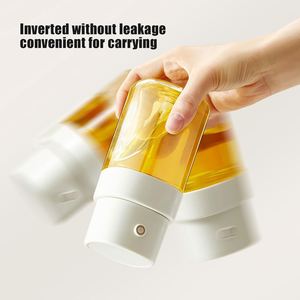 18.5oz 2in1 Glass Oil Container Bottles 550ml Oil Spray Bottle Oil Pot With Pourer for Cooking - Product Image 3