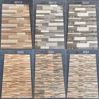 Briques murales en céramique 3D émaillées mates pour décoration extérieure de villa et hôtel, 200x400 mm, carreaux muraux en porcelaine antique pour extérieur