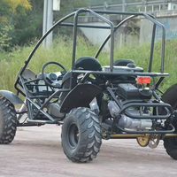 Kart à pédales tout-terrain 200cc certifié CE, facile d'entretien, pour usage extérieur, moteur 4 temps, à essence, pour usage commercial