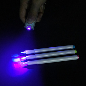 Marcador UV con Cuerpo Blanco y Llavero, Marcadores con Luz UV, Tinta Invisible Mágica, Escritura Secreta, Tinta para Mensajes Ocultos - Product Image 6