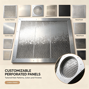 Panel de Pared Metálico Perforado Personalizado, Revestimiento de Fachada con Corte Láser Geométrico, Pantalla Decorativa para Exteriores - Product Image 5