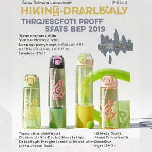 Cute Tritan Straw <b>Water</b> <b>Bottle</b> with Flip up Lid <b>BPA</b> <b>Free</b> Unisex Anti-Slip Dishwasher Safe Portable Drinkware for Outdoor School - Product Image 3