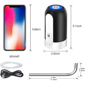 Dispensador de Agua Eléctrico Portátil Automático Mini para Botellas de Agua Potable de Plástico de 20 Litros/5 Galones con USB - Product Image 4