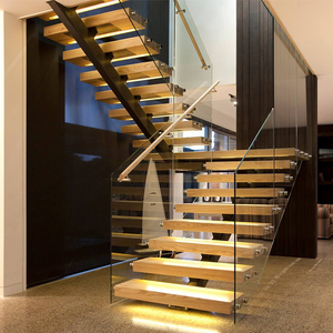 <span class=keywords><strong>Escalera</strong></span> LED <span class=keywords><strong>de</strong></span> barandilla <span class=keywords><strong>de</strong></span> vidrio recta <span class=keywords><strong>para</strong></span> interiores <span class=keywords><strong>de</strong></span> planta baja a <span class=keywords><strong>segundo</strong></span> <span class=keywords><strong>piso</strong></span>, peldaños <span class=keywords><strong>de</strong></span> <span class=keywords><strong>madera</strong></span> maciza, escaleras flotantes <span class=keywords><strong>de</strong></span> <span class=keywords><strong>madera</strong></span> <span class=keywords><strong>de</strong></span> acero - Product Image 3