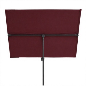 Sombrilla de Poliéster Anti-UV con Base Cruzada y Poste de Acero, Plegable y Giratoria, para Exteriores, Hoteles, Casas de Huéspedes, Patios y Playas, con Techo Artificial de Paja - Product Image 3
