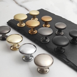 Zinc Alloy Solid Modern Furniture Hardware Round Cupboard <strong>Rose</strong> <strong>Gold</strong> Mushroom <strong>Knob</strong> - Product Image 6