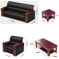 Hot Selling Modern Luxus Designer Fabrik preis New Style Büromöbel Sofa Günstiger Preis 1 2 3 Lounge Leders ofa Set