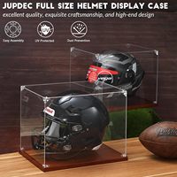 Vitrine moderne pour casque de football, taille réelle, en acrylique, personnalisable, pour casque de baseball ou de moto, protection UV, souvenirs
