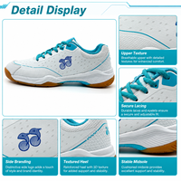 Zapatillas de Bádminton Profesionales para Pista Cubierta, Ligeras, Transpirables, Antideslizantes y Resistentes al Desgaste, para Entrenamiento Deportivo, para Hombre y Mujer