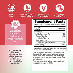 Gomitas de Fibra Vegetal a Excelente Precio, Probióticos y Prebióticos que Favorecen la Regularidad, Salud Digestiva para Adultos - Product Image 2