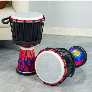8 polegadas instrumento de percussão amarrado corda africano tambor - Product Image 2