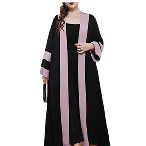 Высококачественное мусульманское платье мусульманской абаи мусульманского Дубая, в пол, кардиган, халаты