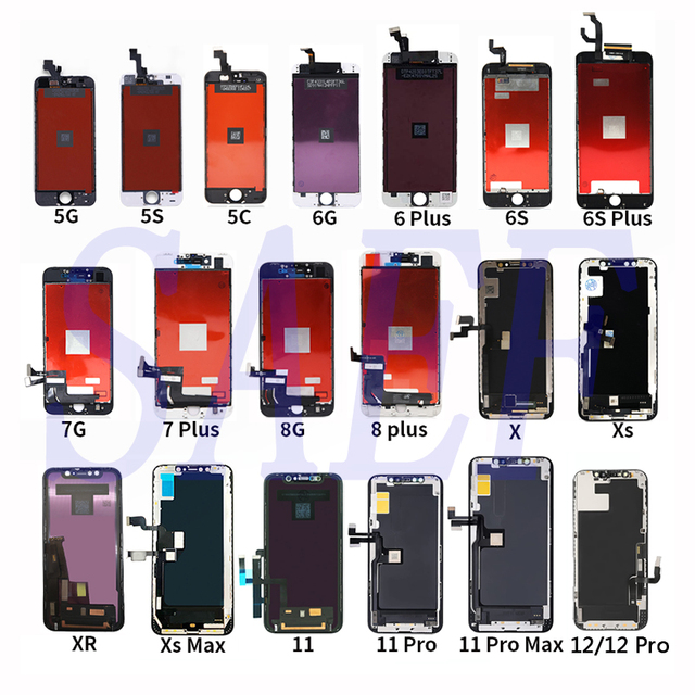 Touch Screen Digitizer Replacement Display Assembly Spare Parts Mobile Phone Lcd Monitors Accessories for iPhone