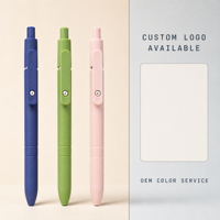 Stylo neutre créatif à action par clic, couleurs Morandi, pour étudiants, en plastique, avec fonction de pulvérisation de colle, vente en gros, stylo de test de précision