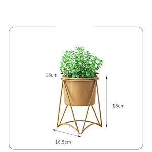 Support métallique pour pots de fleurs, <span class=keywords><strong>plantes</strong></span> en pot succulent, de balcon, présentoir de fleurs - Product Image 6
