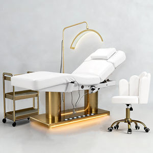 Cama de belleza, cama de masaje, muebles de salón con calefacción extra larga extra grande, pestañas faciales eléctricas, mesas de masaje de belleza, camas - Product Image 1