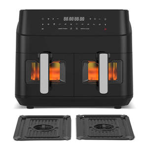 Friggitrice ad aria a doppio cestello Aifa 9L 10L senza fumo senza fumo friggitrice elettrica Smart <span class=keywords><strong>Air</strong></span> con due <span class=keywords><strong>zoom</strong></span> - Product Image 6