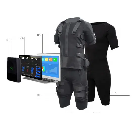 体の回復と減量のためのワイヤレスプロフェッショナルems電気トレーニングスーツ