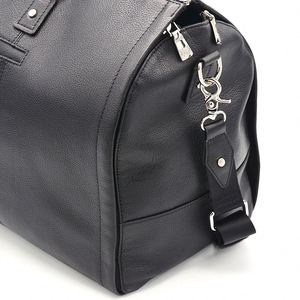 Échantillon Gratuit Housse de Costume Convertible de Luxe en Nylon avec Logo Personnalisé Sac de Rangement pour Robe Sac de Voyage en Tissu Noir pour Vêtements - Product Image 3