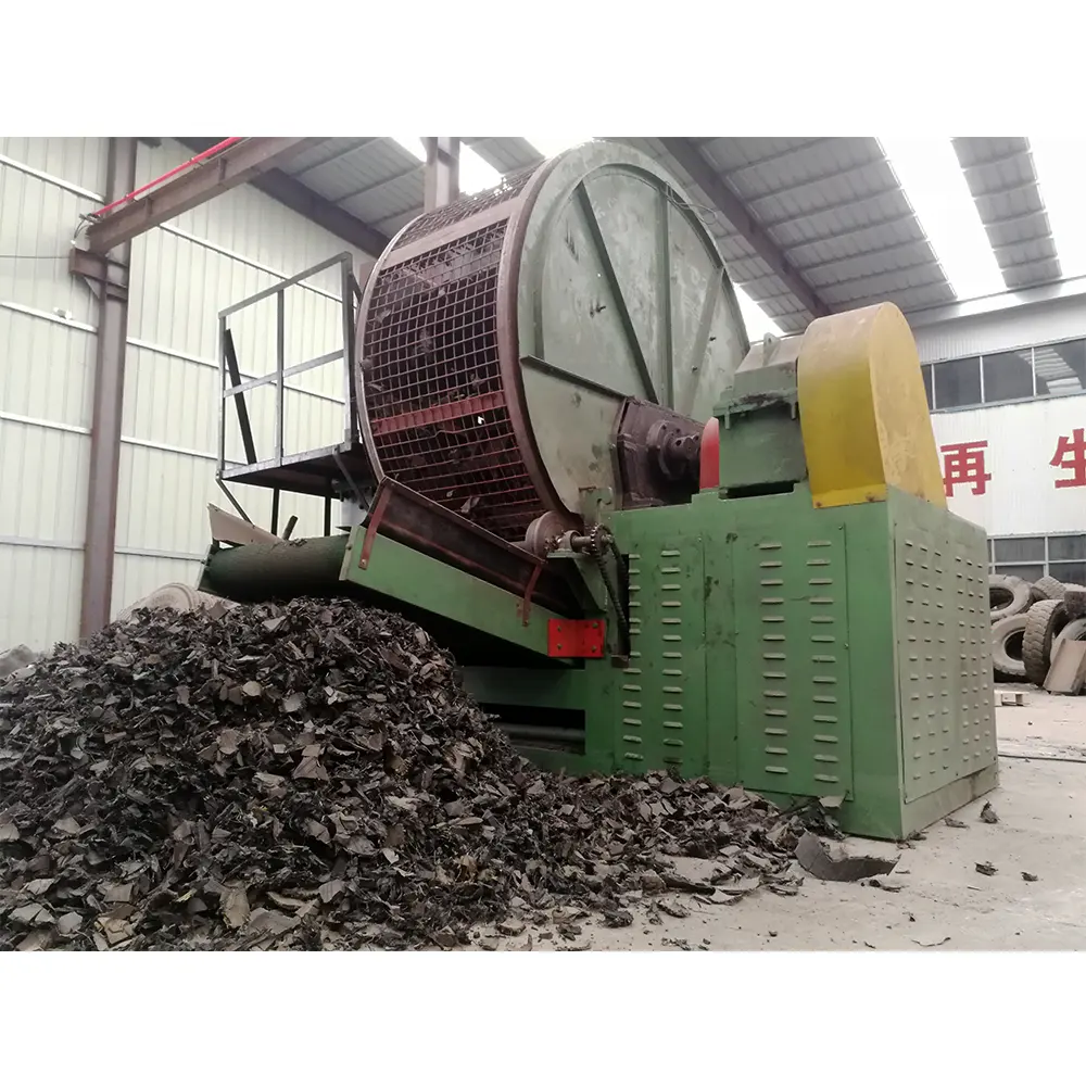 Tire steel separator / used rubber tire recycling machine / tyre cutting machine