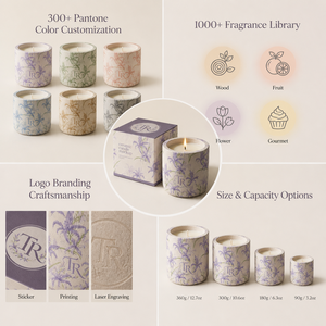 Durable Plaster <b>Cup</b> Scented Candle Refillable Vessel For Aesthetic Gifting Bulk Custom Logo With Cast Mineral Eco Packaging - Product Image 2