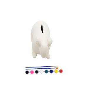 Money Box Piggy Bank Custom Design Diy Painting Personalized Animal Sheep Unicorn Shape Ceramic Money Box Coin Saving Piggy Bank For Children Kid