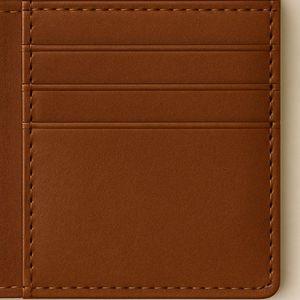 Portefeuille homme en cuir véritable, nouveau design, minimaliste, fin, avec plusieurs emplacements pour cartes - Product Image 4