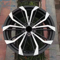 Nuevas Llantas Modificadas de Aleación de Aluminio Forjado de 20 Pulgadas con Acabado Negro para Alphard Vellfire para LM Mona Lisa ES