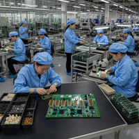 Fabbrica Professionale OEM/ODM di Shenzhen, Produttore di Circuiti Stampati Personalizzati (PCBA), Materiale Rogers, PCB da 1,6mm, Progettazione PCB