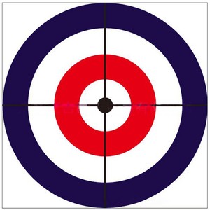 Carta Bersaglio Rigida Premium Facile da Usare, Confezione da 100 Pezzi, Multi-Stile, Alta Visibilità, per Allenamento all'Aperto - Product Image 3