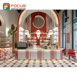 Vitrina Profesional para Cafetería, Mueble de Exhibición para Tienda Minorista, Vitrina Comercial para Café con Vidrio Templado - Product Image 2