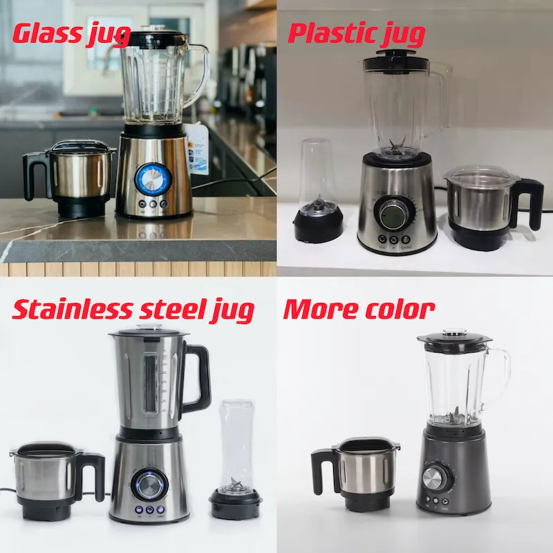 1000W Digital Countertop Blender 3in1 Blend Grind Mixer S/S housing Power Blender