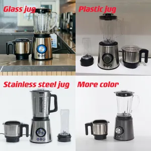 1000W Digitale Werkblad Blender 3in1 Mix Grind Mixer S/S Behuizing Power Blender