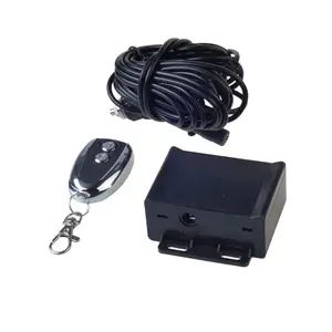 Universal 12V Electronic Remote Control Switch+Control Box For Electric Exhaust Cut Out Kit Car Modified Accessories