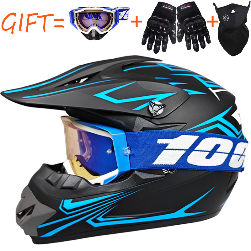 Sky Blue Phantom comes with blue and white 100 goggles