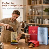 Fabricant de sacs souples personnalisés avec logo OEM ODM pour emballages alimentaires, sacs à café refermables en gros