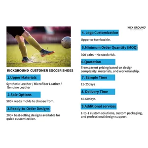 รองเท้าฟุต<span class=keywords><strong>บอล</strong></span>รุ่นใหม่สำหรับนักเรียนเยาวชน แรงบันดาลใจจากฟุตบอล<span class=keywords><strong>โลก</strong></span> รองเท้าฝึกซ้อมแบบมีปุ่มยาวสำหรับสนามหญ้า AG และ TF สำหรับกีฬาฤดูหนาว - Product Image 4