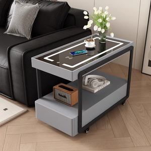Canapé Amovible Côté Armoire Lumière De Luxe En Bois Massif Durable Multifonctionnel Table Basse Moderne Simple <span class=keywords><strong>Salon</strong></span> - Product Image 3