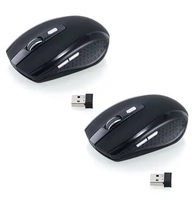 Souris sans fil pas chère, rechargeable par USB, pour ordinateur portable, souris sans fil silencieuse 2,4 G, souris optique ergonomique 4D pour ordinateur de bureau