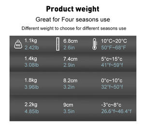 Compression <strong>Bags</strong> <strong>Sleeping</strong> <strong>Bags</strong> Ultralight Portable Winter Comfortable Fluffy <strong>Sleeping</strong> <strong>Bag</strong> - Product Image 6