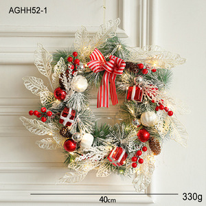 Guirlande <span class=keywords><strong>de</strong></span> <span class=keywords><strong>Noël</strong></span> classique pré-éclairée <span class=keywords><strong>de</strong></span> 40 cm avec éclairage LED stable, guirlande <span class=keywords><strong>lumineuse</strong></span> pour la décoration intérieure et extérieure <span class=keywords><strong>de</strong></span> la maison - Product Image 6