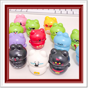 Yu Mo ตุ๊กตาแก้วลายการ์ตูนน่ารัก36ชิ้นต่อกล่องของขวัญสำหรับเด็กและนักสะสม - Product Image 4