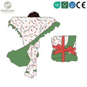 Couverture en bambou respirante Babylovey à double face avec motif de dessin animé, <span class=keywords><strong>pour</strong></span> toutes les saisons, avec logo et design personnalisés OEM - Product Image 3