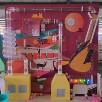 Bonhong Tubes interactifs de haute qualité pour soufflerie à air comprimé Équipement d'aire de jeux intérieure pour enfants Jeu mural