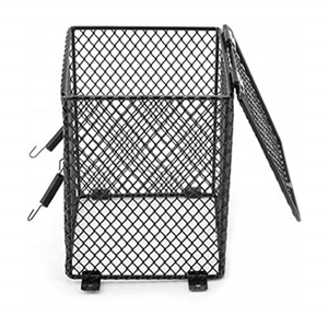 Gabbia Protetta per Rettili in Rete Termica Rivestita in PVC Nero - Product Image 4