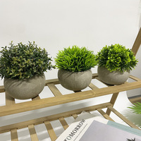 Plantes vertes artificielles réalistes de haute qualité et plantes en pot pour la décoration intérieure et l'affichage sur bureau