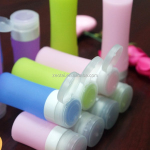 Bouteille de voyage anti-fuite rechargeable pour articles de toilette, accessoires de voyage en silicone liquide compressible, ensemble de trois pièces - Product Image 5